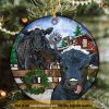 Cattle and Calf Ornaments Western Family Christmas Ornaments