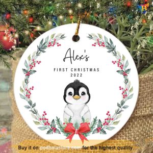 Celebrate 2023, Baby's First Christmas Personalized Ornament