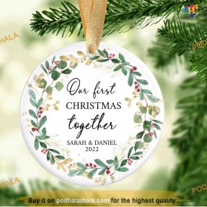 Celebrating First Christmas Together, 2023 Ornament
