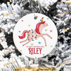 Celebrating New Baby 2023, First Christmas Ornament