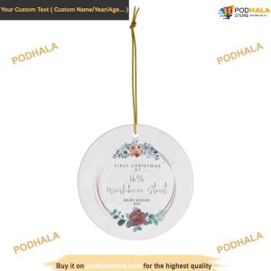 Celebrating New Home Christmas Ornament, Personalized Christmas Ornament