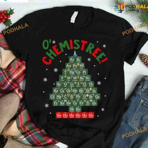 Chemistry Christmas Tree Shirt, Chemistry Knowledge Chemistree Shirt