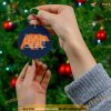 Chicago Pride Bears Football Ornament, Custom Family Ornaments