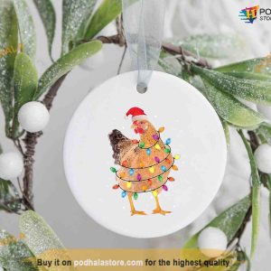 Chicken Family Christmas Ornaments Home Sweet Home
