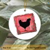 Chicken Lover's Ornaments Family Christmas Tree Ornaments