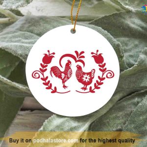Chicken Ornament Custom Family Ornaments