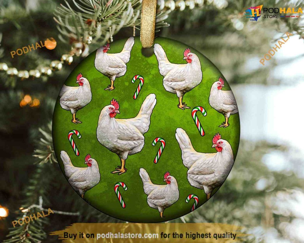 Chicken Themed Christmas Ornaments Family Christmas Ornaments Bring