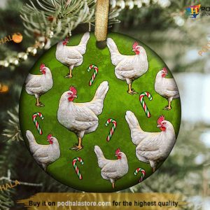 Chicken Themed Christmas Ornaments Family Christmas Ornaments