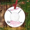 Children's Golf Ceramic Christmas Ornament, Funny Christmas Ornaments