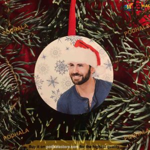 Chris Evans Holiday Party Ornament, Custom Family Ornaments