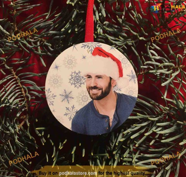 Chris Evans Holiday Party Ornament, Custom Family Ornaments