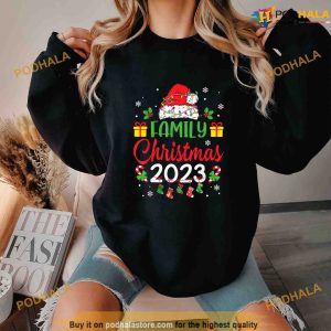 Christmas 2023 Family Matching Outfits Team Santa Elf Squad Shirt 2