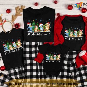 Christmas Bluey Family Shirt, Good Family Gifts For Christmas