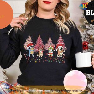 Christmas Bluey Family Shirt, Sweatshirt Hoodie, Best Family Christmas Gifts