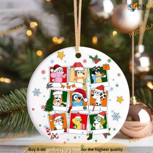 Christmas Bluey Ornaments, 2023 Decoration, Bingo Ornament