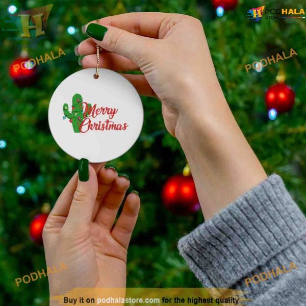 Christmas Cactus Ornament, Personalized Family Ornaments