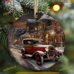 Christmas Car 3D Ornament, Funny Christmas Ornaments