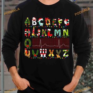 Christmas Day Alphabet Christmas Day Shirt, Christmas Gift For Teacher
