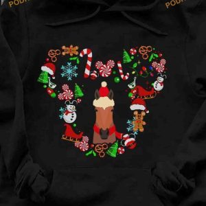 Christmas Day Horse Christmas Dressing Shirt, Creative Christmas Gifts