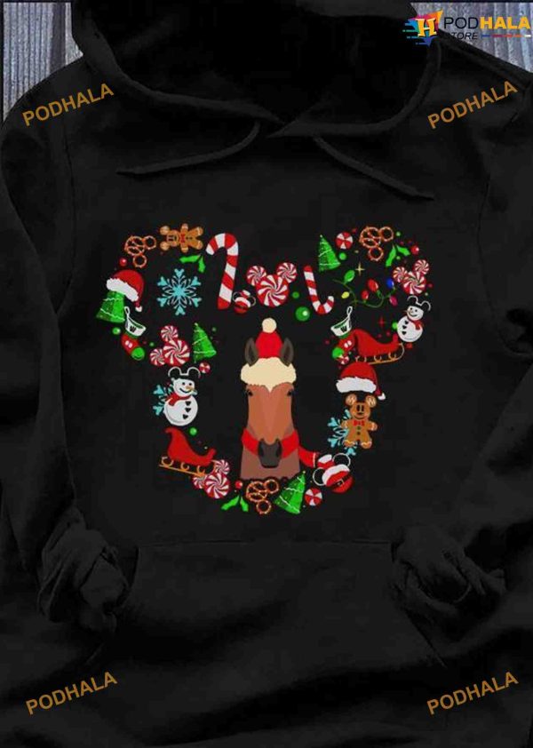 Christmas Day Horse Christmas Dressing Shirt, Creative Christmas Gifts