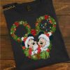 Christmas Day Mickey And Minnie Mouse Shirt, Santa Claus Mickey Mouse Tee