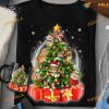 Christmas Day Tree Christmas And Cats Shirt, Present For Xmas Day