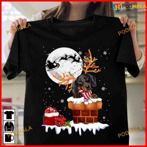Christmas Day With Dachshund Santa Claus Shirt, Gift For Christmas Day