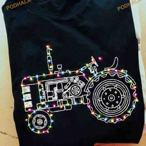 Christmas Decoration Tractor Christmas Day Shirt, Gift For Tractor Driver