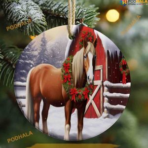 Christmas Horse Ornament, Funny Christmas Ornaments