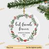 Christmas Ornament For Friend, Best Friends Forever Ornament