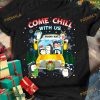 Christmas Penguin School Bus Driver Come Chill With Us Shirt