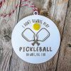 Christmas Pickleball Player Ornament, Custom Family Ornaments