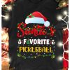 Christmas Pickleball Santa’s Favourite Pickleball Christmas Hat Shirt