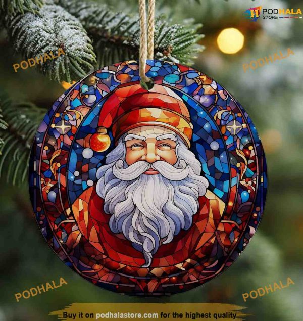Christmas Santa Claus Sublimation Ornament, Family Christmas Ornaments