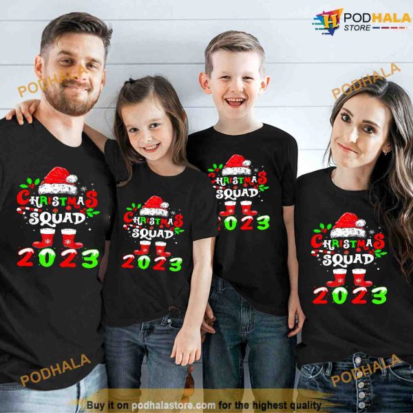 Christmas Squad 2023 Family Group Matching Christmas Shirt