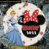 Cinderella Princess Ceramic Decor, Personalized Christmas Disney World Christmas Ornaments