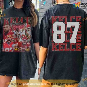 Classic 90s Vintage Travis Kelce Shirt, Football Kansas City Chiefs Gifts
