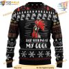 Cock Ugly Chicken Christmas Sweater, Funny Christmas Gift Ideas