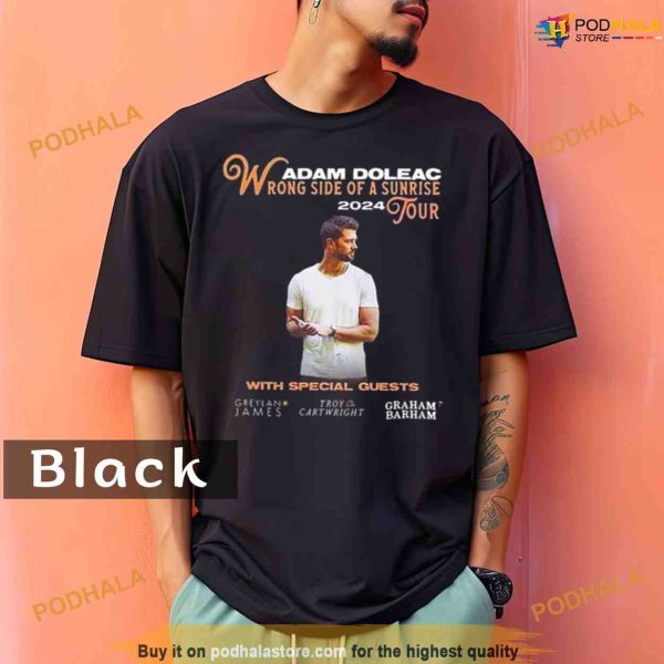 Comfort Colors Adam Doleac The Wrong Side of a Sunrise Tour 2024 Shirt