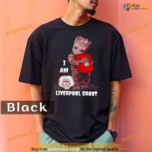 Comfort Colors Baby Groot I am Liverpool Groo Shirt 2
