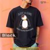 Comfort Colors Cute Just A Girl Who Loves Penguins Shirt