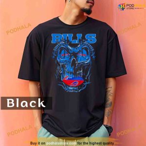 Comfort Colors Dragon Skull Buffalo Bills 2023 Shirt 2