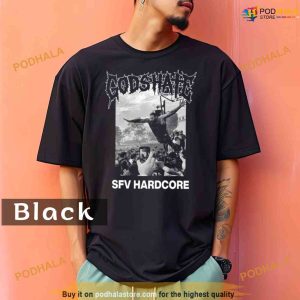 Comfort Colors God's Hate Sfv Hardcore Shirt 2