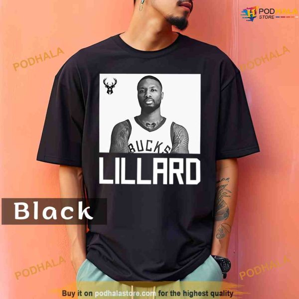 Comfort Colors Item Of The Game Full Front Damian Lillard Milwaukee Bucks Shirt