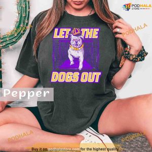 Comfort Colors James Madison University let the dogs ou Shirt 2