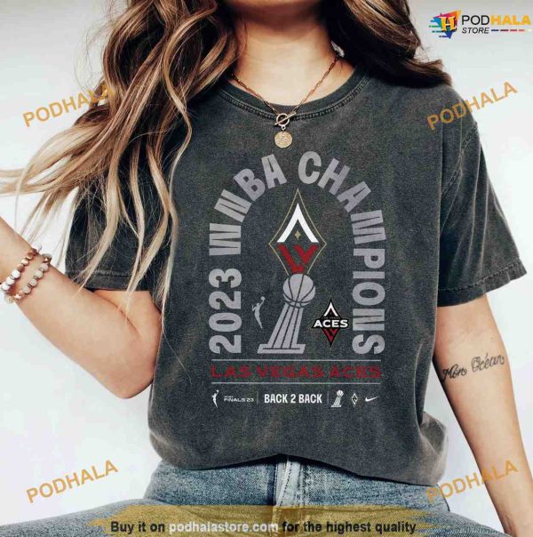 Comfort Colors Las Vegas Aces Back 2 Back 2023 Wnba Finals Champions Shirt