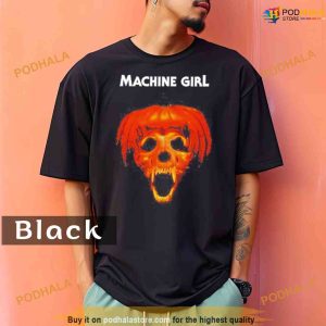 Comfort Colors Machine Girl Pumpkin Shirt 2