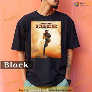 Comfort Colors Max Scherzer Game 3 Starting Pitcher 2023 Alcs Shirt 2