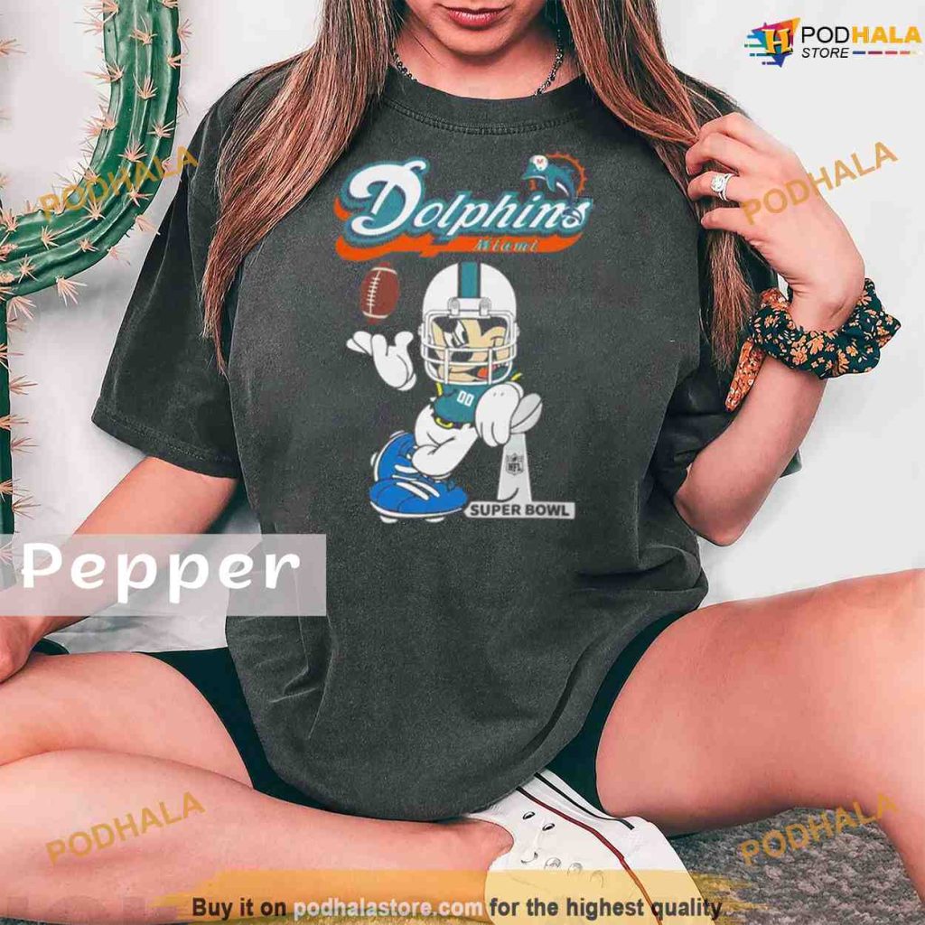 Comfort Colors Mickey Mouse X Miami Dolphins Disney Inspired Super Bowl ...