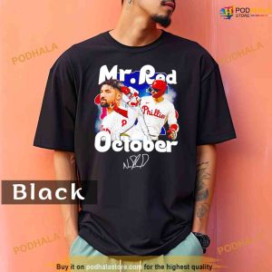 Comfort Colors Nick Castellanos Mr Red October signature Shirt 1